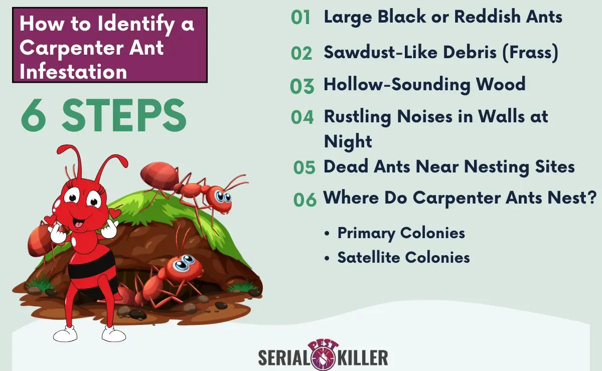 How to Identify a Carpenter Ant Infestation